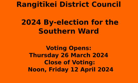 Rangitīkei District Council Southern Ward By-election 2024