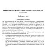 OPEN LETTER: John McDonald’s Feedback on the Public Works (Critical Infrastructure) Amendment Bill